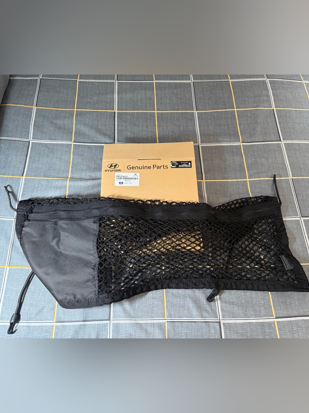 🚗NWT Hyundai Genuine Parts LUGGAGE Net - Black